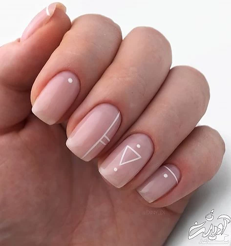 دیزاین ناخن مینیمال